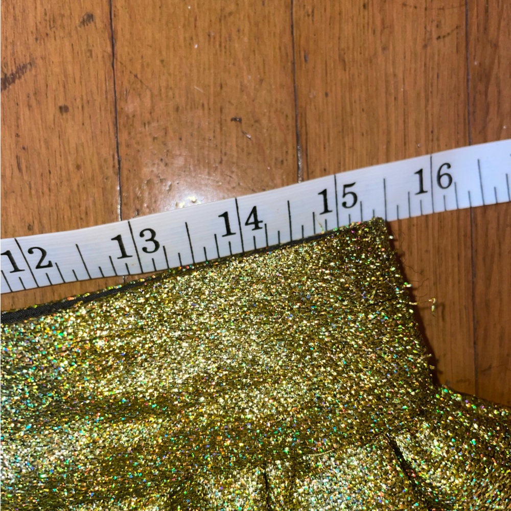 NWT kate spade Madison Ave Exclusive Acid Green Tinsel Coreen Cupcake Skirt RARE - Picture 12 of 13